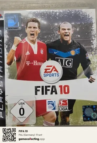 FIFA 10 PlayStation 3, Germany box front