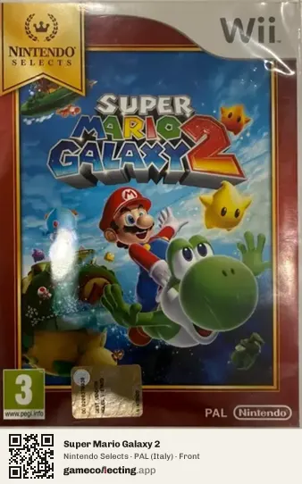 Super Mario Galaxy 2 Nintendo Wii, Italy box front