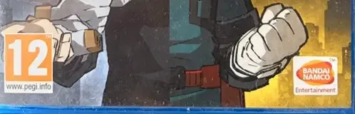 My Hero One's Justice, the PEGI square on its front