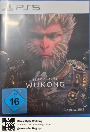 Black Myth: Wukong PlayStation 5, Germany box front
