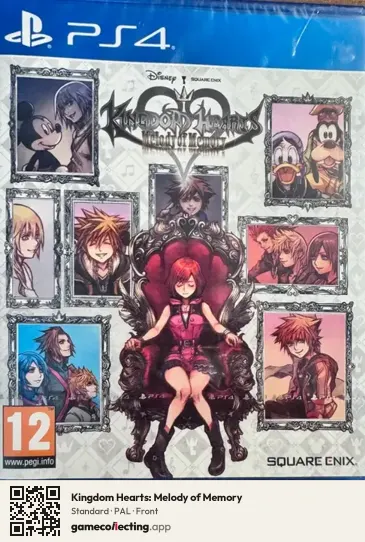 Kingdom Hearts: Melody of Memory PlayStation 4, PAL box front