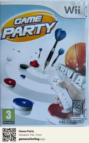 Game Party Nintendo Wii, PAL box front