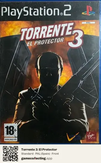 Torrente 3: El Protector PlayStation 2, Spain box front