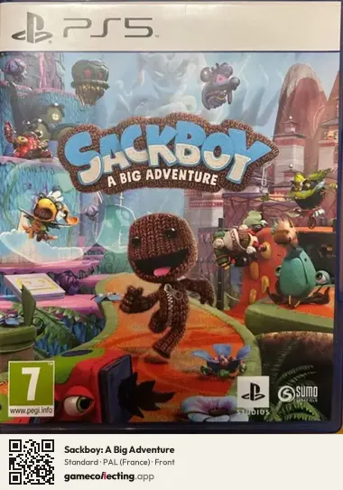 Sackboy: A Big Adventure PlayStation 5, France box front