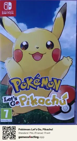 Pokémon: Let's Go, Pikachu! Nintendo Switch, France box front