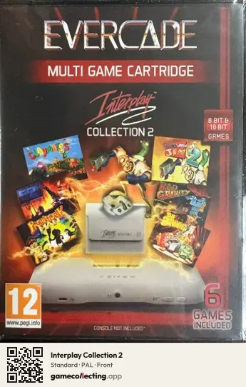 Interplay Collection 2 Evercade, PAL box front
