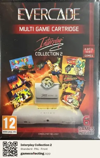 Interplay Collection 2 Evercade, PAL box front