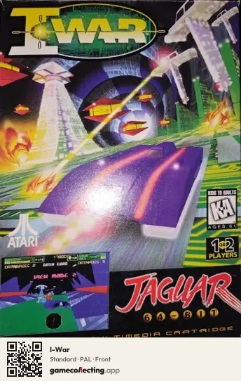 I-War Atari Jaguar, PAL box front