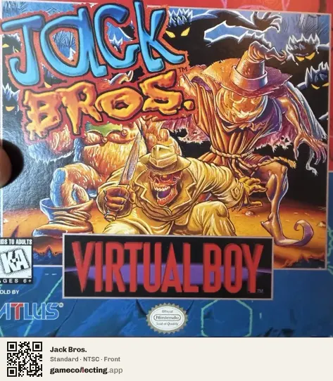 Jack Bros. Virtual Boy, NTSC box front