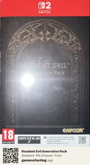 Resident Evil Generation Pack Nintendo Switch 2, France box front