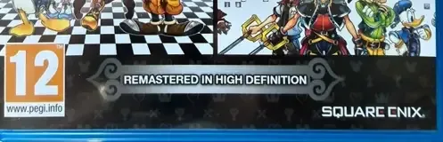 Kingdom Hearts HD 1.5 + 2.5 Remix, the PEGI square on its front
