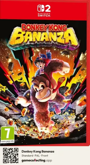 Donkey Kong Bananza Nintendo Switch 2, PAL box front