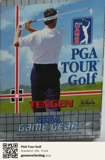 PGA Tour Golf Sega Game Gear, PAL box front
