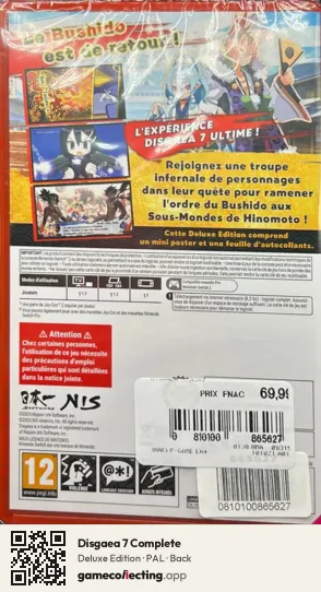 Disgaea 7 Complete Nintendo Switch 2, PAL box back