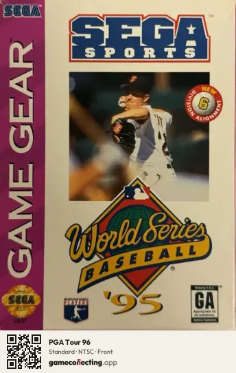 PGA Tour 96 Sega Game Gear, NTSC box front