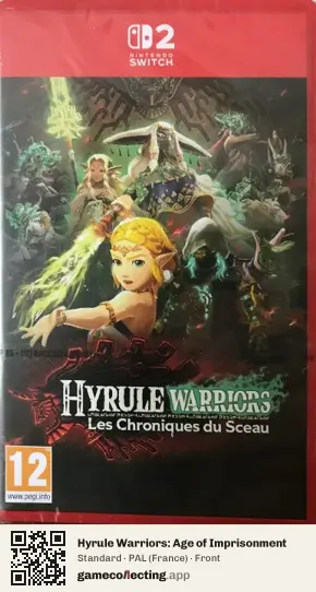 Hyrule Warriors: Age of Imprisonment Nintendo Switch 2, France box front