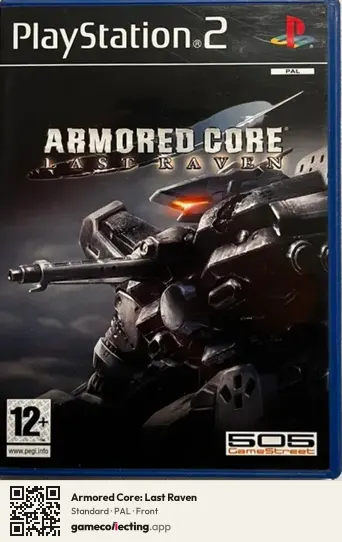 Armored Core: Last Raven PlayStation 2, PAL box front