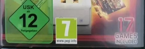 Codemasters Collection 1, the USK square on its front
