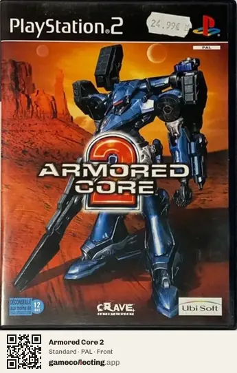 Armored Core 2 PlayStation 2, PAL box front
