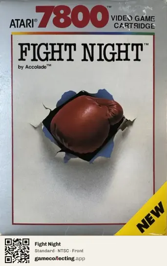 Fight Night Atari 7800, NTSC box front