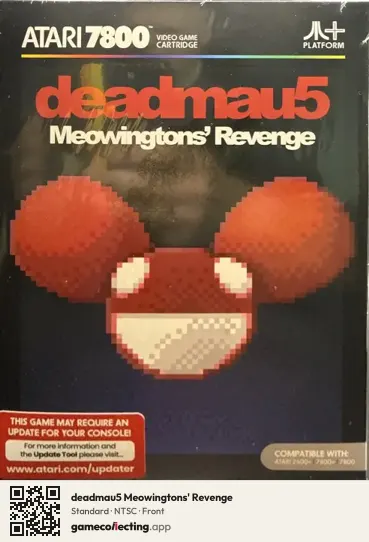 deadmau5 Meowingtons' Revenge Atari 7800, NTSC box front