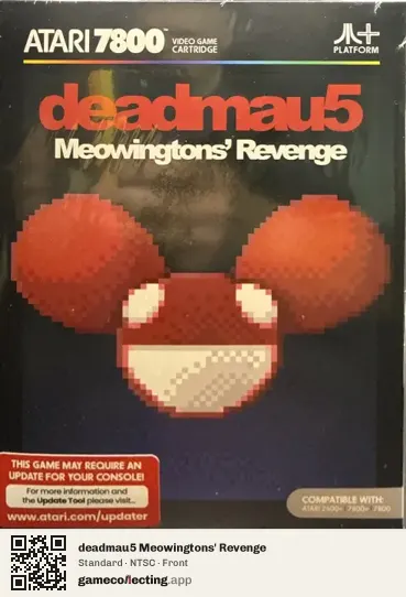 deadmau5 Meowingtons' Revenge Atari 7800, NTSC box front