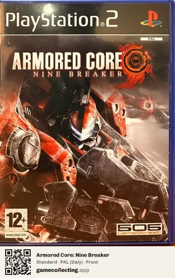 Armored Core: Nine Breaker PlayStation 2, Italy box front