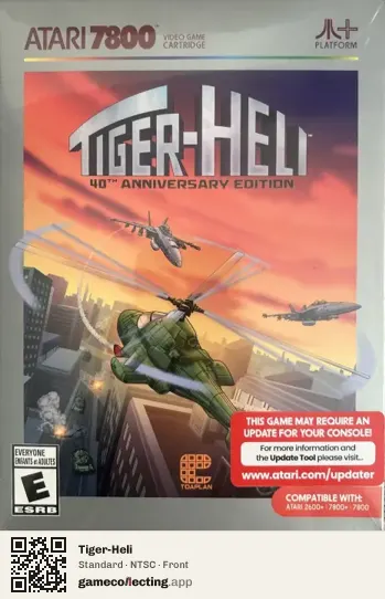 Tiger-Heli Atari 7800, NTSC box front