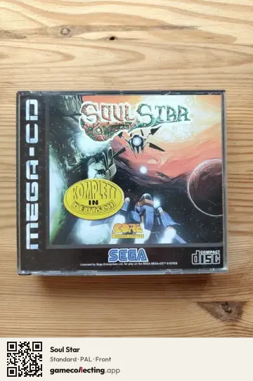 Soul Star Sega Mega-CD / Sega CD, PAL box front