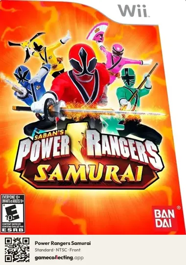 Power Rangers Samurai Nintendo Wii, NTSC box front