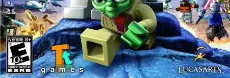 LEGO Star Wars III: The Clone Wars, the ESRB box on its front