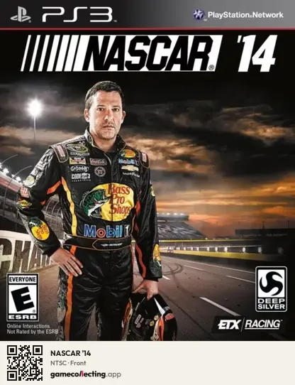 NASCAR '14 PlayStation 3, NTSC box front