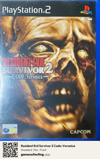 Resident Evil Survivor 2 Code: Veronica PlayStation 2, PAL box front