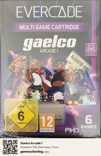 Gaelco Arcade 1 Evercade, Germany box front