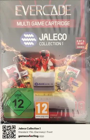 Jaleco Collection 1 Evercade, Germany box front