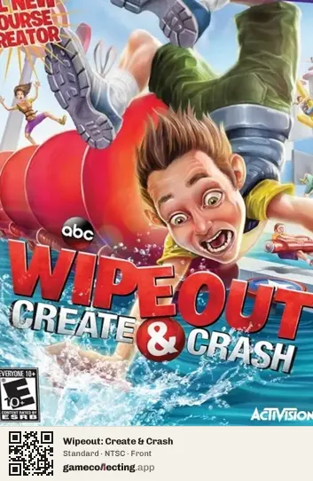 Wipeout: Create & Crash Xbox 360, NTSC box front