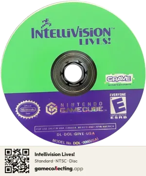 Intellivision Lives! Nintendo GameCube, NTSC disc