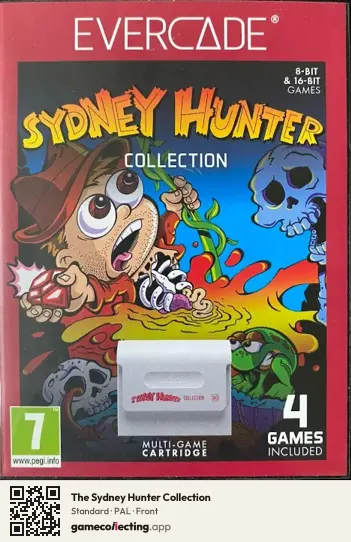 The Sydney Hunter Collection Evercade, PAL box front