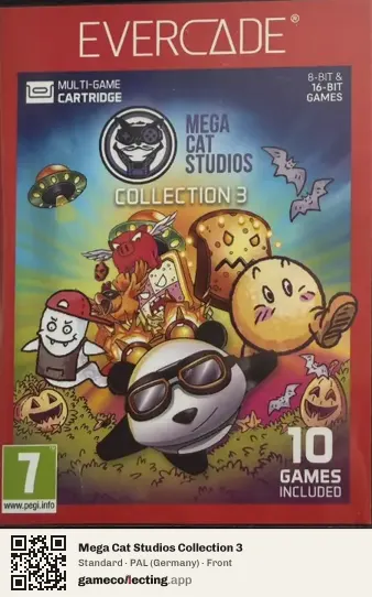 Mega Cat Studios Collection 3 Evercade, Germany box front