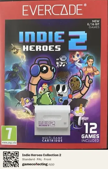 Indie Heroes Collection 2 Evercade, PAL box front