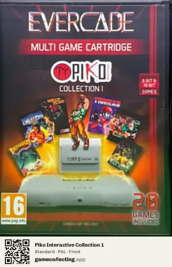 Piko Interactive Collection 1 Evercade, PAL box front