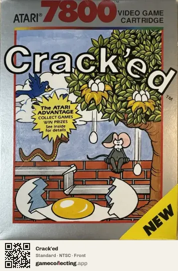 Crack'ed Atari 7800, NTSC box front