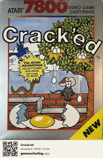 Crack'ed Atari 7800, NTSC box front