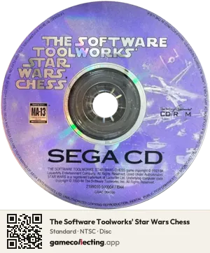The Software Toolworks' Star Wars Chess Sega Mega-CD / Sega CD, NTSC disc