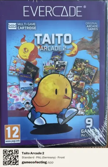 Taito Arcade 2 Evercade, Germany box front