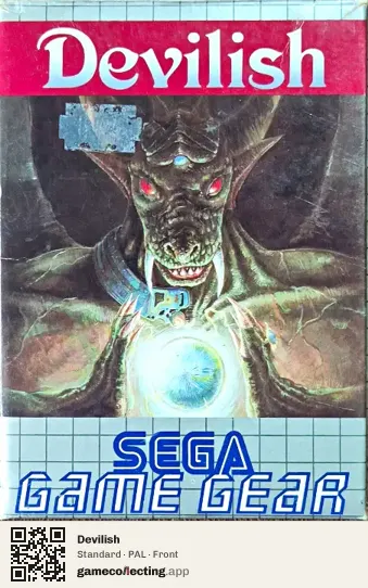 Devilish Sega Game Gear, PAL box front