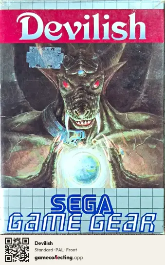 Devilish Sega Game Gear, PAL box front