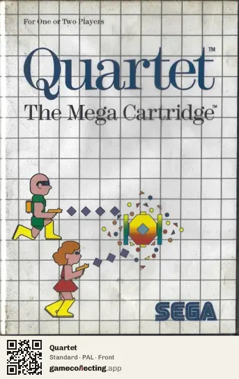 Quartet Sega Master System, PAL box front