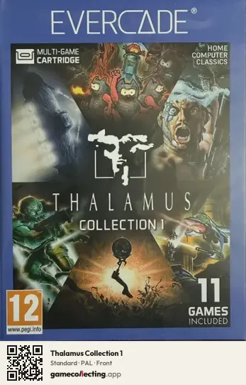 Thalamus Collection 1 Evercade, PAL box front