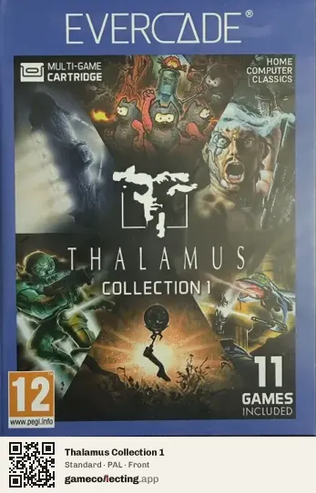 Thalamus Collection 1 Evercade, PAL box front
